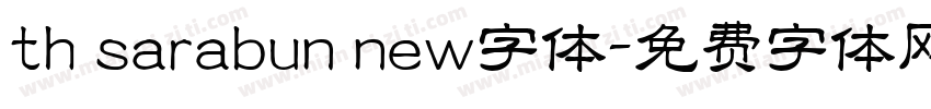 th sarabun new字体字体转换